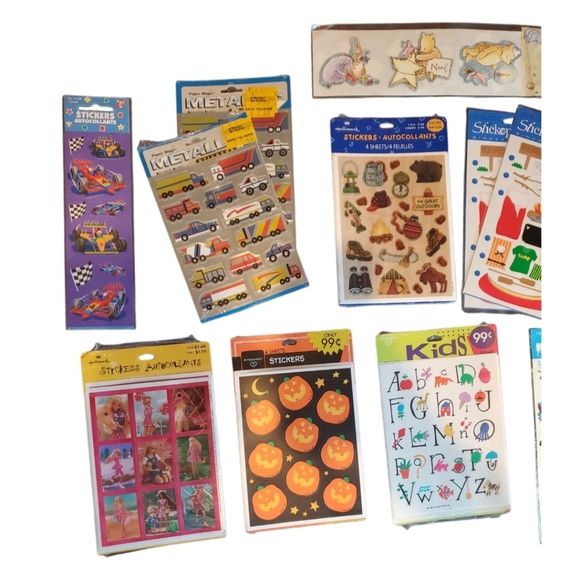 Vintage Assorted Stickers Lot - Picture 3 of 3